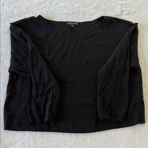 Eileen Fisher Women's Elegant Black Blouse